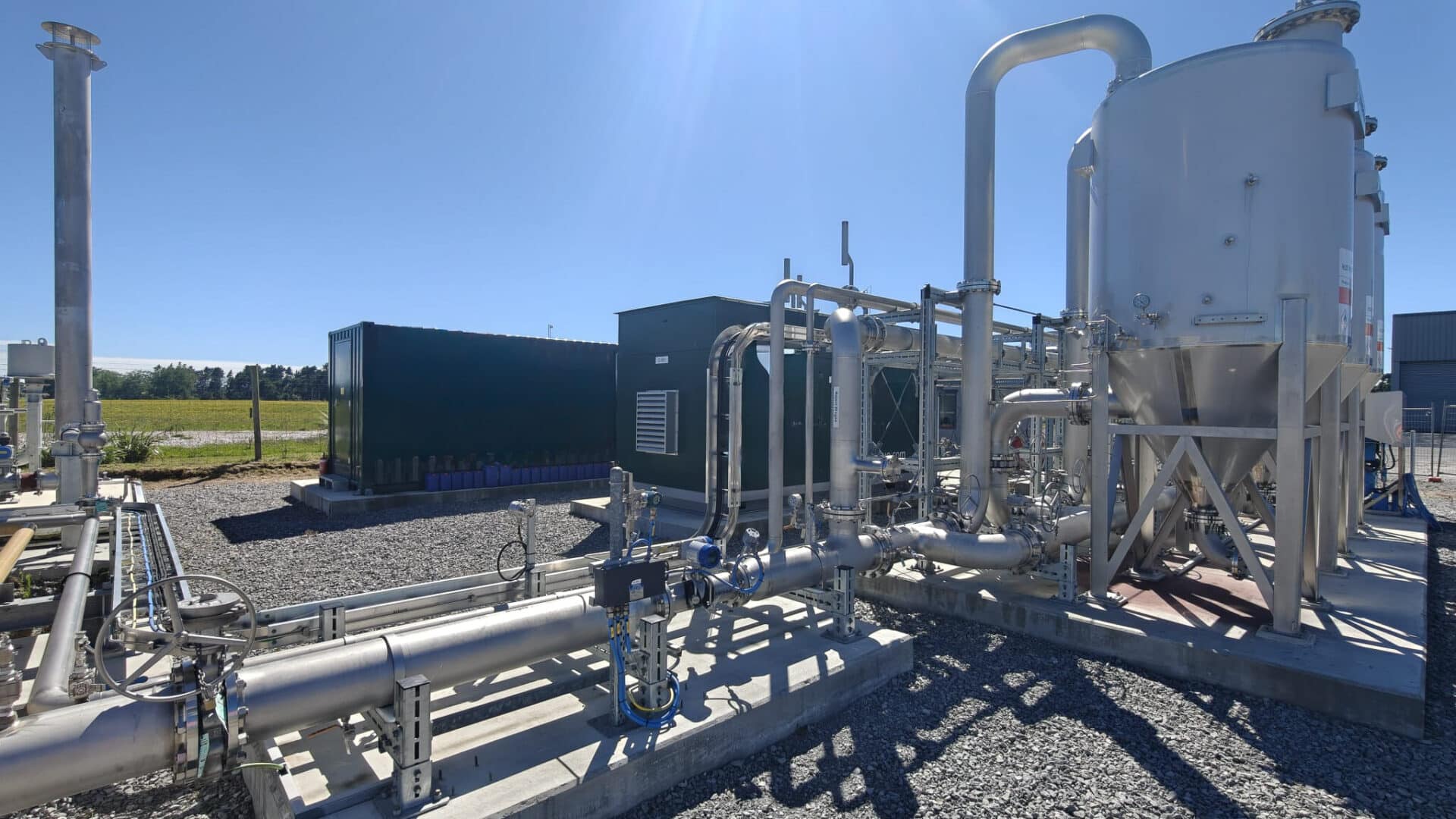 Biogas Upgrading Installation in New Zealand | Bright Renewables